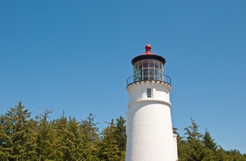Umpqua River Lighthouse - Oregons første fyrtårn - USA