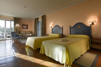 Parador de Maílaga Gibralfaro, Malaga - standard værelse med to senge