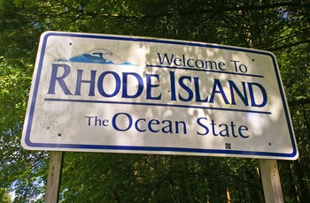 Welcome to Rhode Island skilt