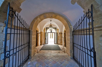 Indgangen til de jødiske bade i Siracusa 