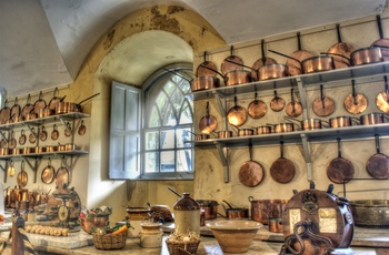 Køkkenet i Ineraray slot, Skotland