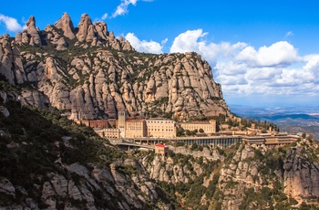 Klosteret Montserrat nordvest for Barcelona