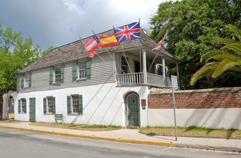 USAs ældste hus i St. Augustine, Florida