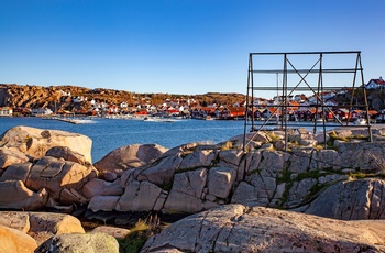 Stativ til at tørre fisk, Bovallstrand, Sverige