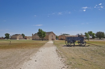 Historic Fort Stockton, Texas i USA