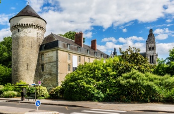 Château de Tours i byen Tours, Loiredalen i Frankrig