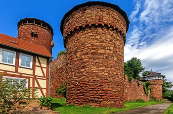 Trendelburg slot hvor Rapunzel foldede sit røde hår så prinsen kunne klatre op, Midttyskland