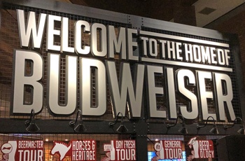 Velkommen til Anheuser-Busch bryggeriet og Budweiser i St. Louis - Missiouri