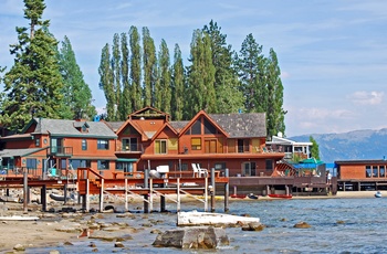 Resort ved Lake Tahoe i det vestlige USA