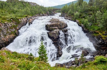 Vandfaldet Vøringsfossen i Norge