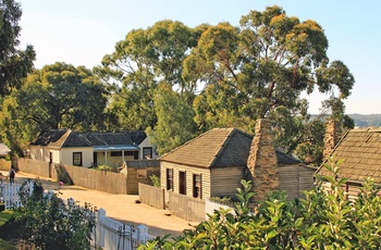 Museumsbyen Sovereign Hill i Ballarat, Victoria i Australien