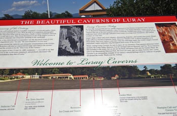 Luray Caverns - de største drypstenshuler i Virginia - USA