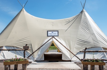 Glamping i West Yellowstone - Indgang