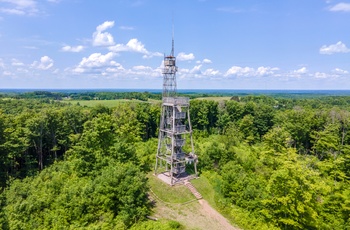 Observationstårn på Timms Hill - Wisconsin