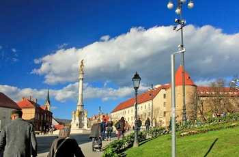 Bydelen Kaptol i Zagreb, Kroatien
