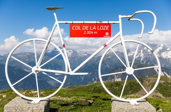 Courchevel i de franske Alper - Bjergpasset Col de la Loze kendt fra Tour de France. Foto: Courchevel Tourism - Sylvain Aymoz