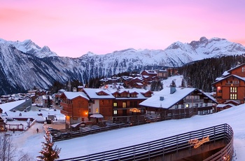 Courchevel i de franske Alper - om vinteren hvor skiløb er i fokus