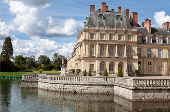 Slotssøen i Fontainebleau nær Paris, Frankrig