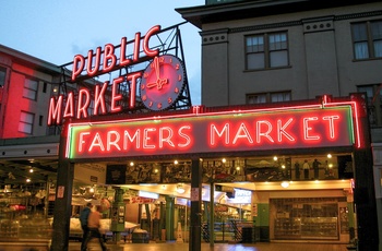 Pike Place Market i Seattle - USA