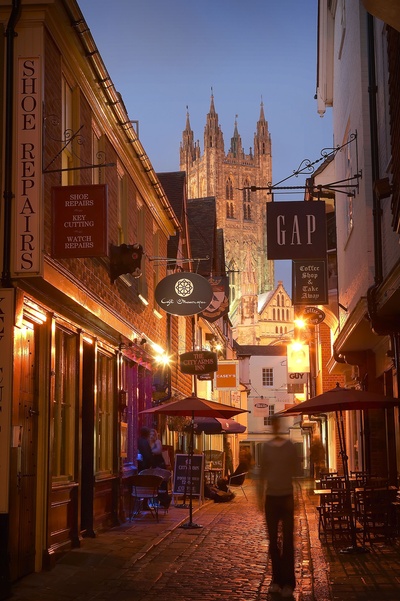 Canterbury by night