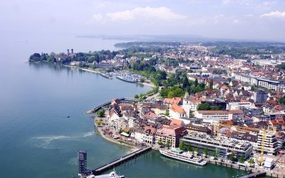 Hotel City Krone i Friedrichshafen - Luftfoto