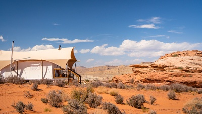 Lake Powell, Glamping Grand Staircase - Images Credit Travis Burke