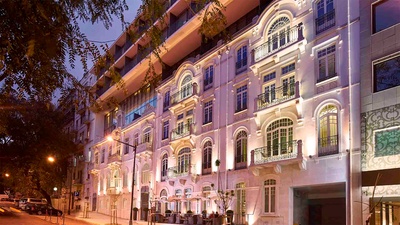 PortoBay Liberdade Lissabon, Facade og indgang