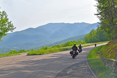 Tail of the Dragon, vej gennem Great Smoky Mountains - Tennessee i USA