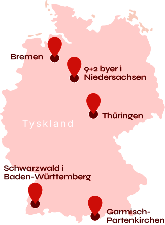 Tyskland partner kort - Tysklands kulinariske oplevelser