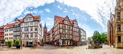 Altstadt i Hannover - den gamle bydel med masser af små butikker