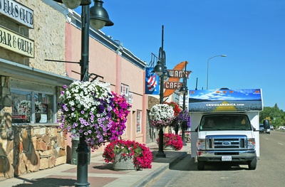 Cruise America autocamper i Herber City, Utah i USA