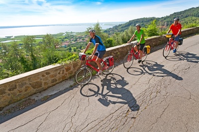 Cykeltur Pisa-Cinque Terre, udsigt over Lago Massaciuccoli, Pisa