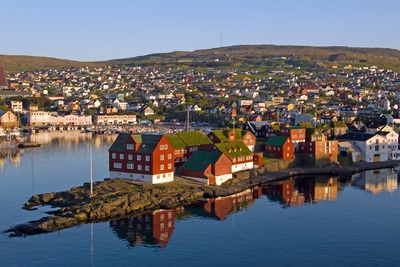 Thorshavn - hovedstaden på Færøerne