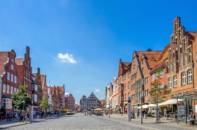 Lüneburg centrum, Niedersachsen i Nordtyskland