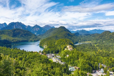 Hohenschwangau slot i Sydtyskland