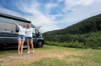 Vicky Knudsen på autocamper eventyr i Schwarzwald