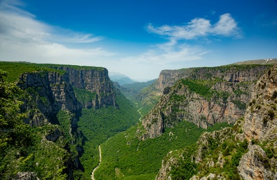 Vikos-kløften i det nordvestlige Grækenland