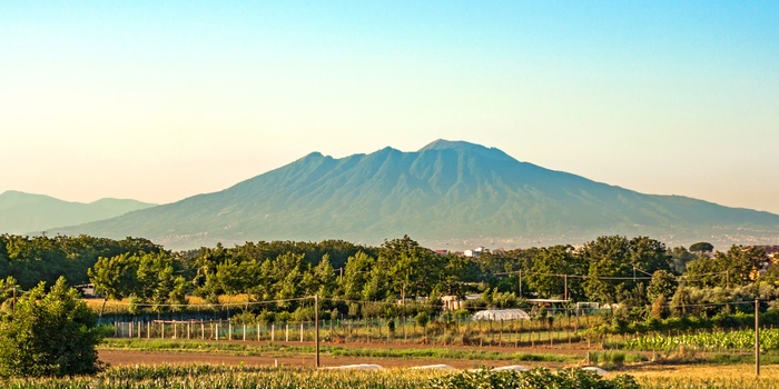 Vesuvio nær Napoli