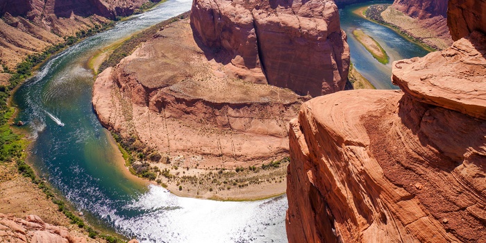 Horseshoe Bend, Coloradofloden i Arizona, USA