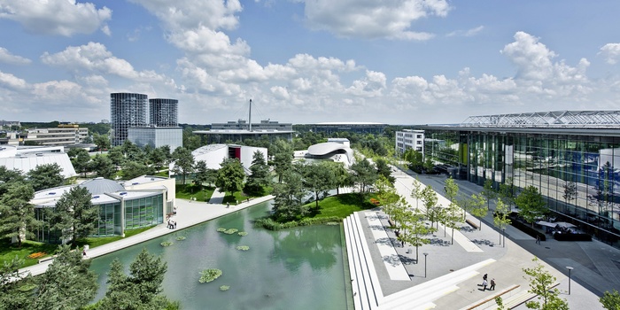 Autostadt Übersicht i Wolfsburg - Credit Nils Hendrik Müller