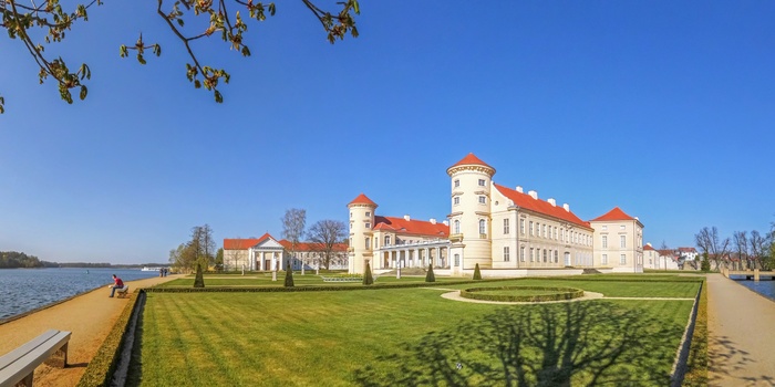 Rheinsberg slottet, Brandenburg, Tyskland