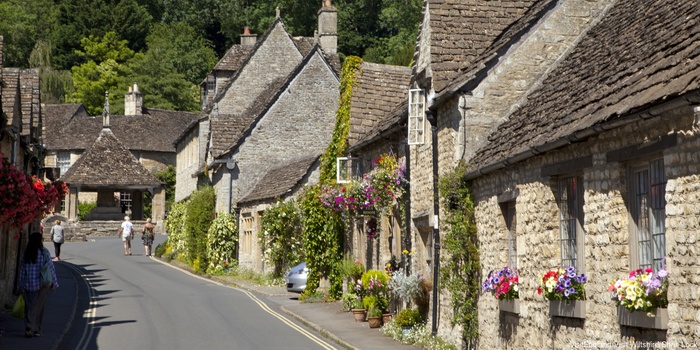 Castle Combe, Cotswolds, Wiltshire, UK