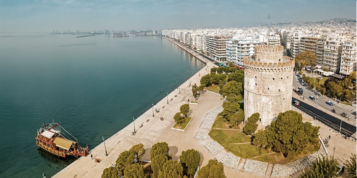 Det Hvide Tårn i Thessaloniki - Grækenland