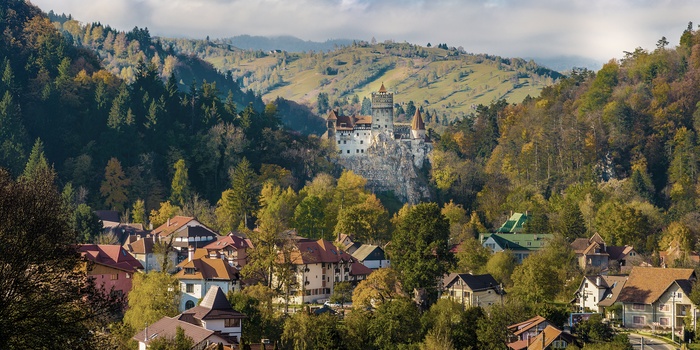 Dracula middelalderborg Bran Brasov - Rumænien - Transsylvanien