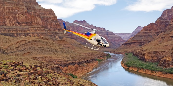 Helikopter i Grand Canyon, USA
