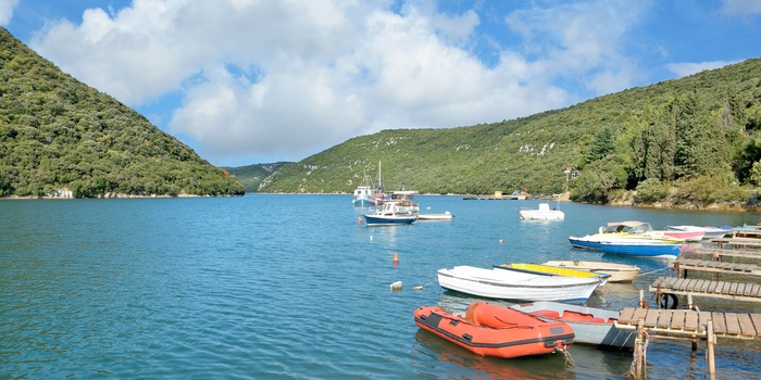 Limski-fjorden i Istrien, Kroatien