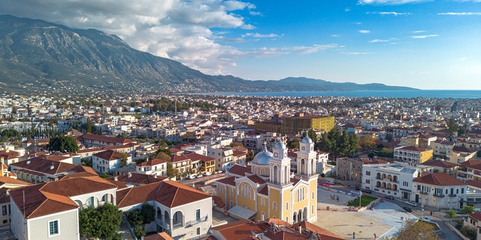 Kalamata på Peloponnes - Grækenland