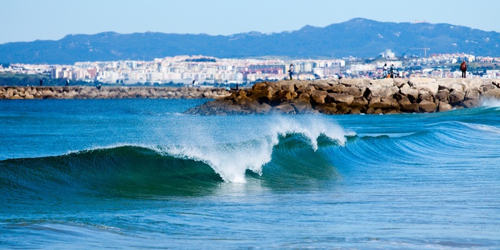 Costa da Caparica nær Lissabon