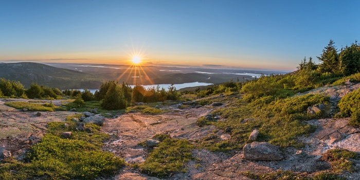 Cadillac Mountain Sunset - Acadia National Park i Maune - USA