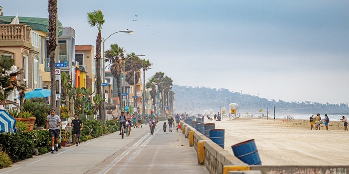 Mission Beach i San Diego - Foto: Sean Mullowney, Unsplash